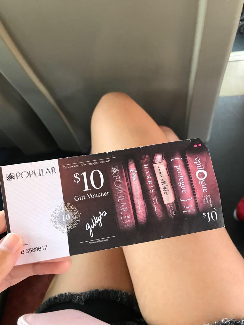 $50 takashimaya and $10 popular vouchers (comes with free gift!