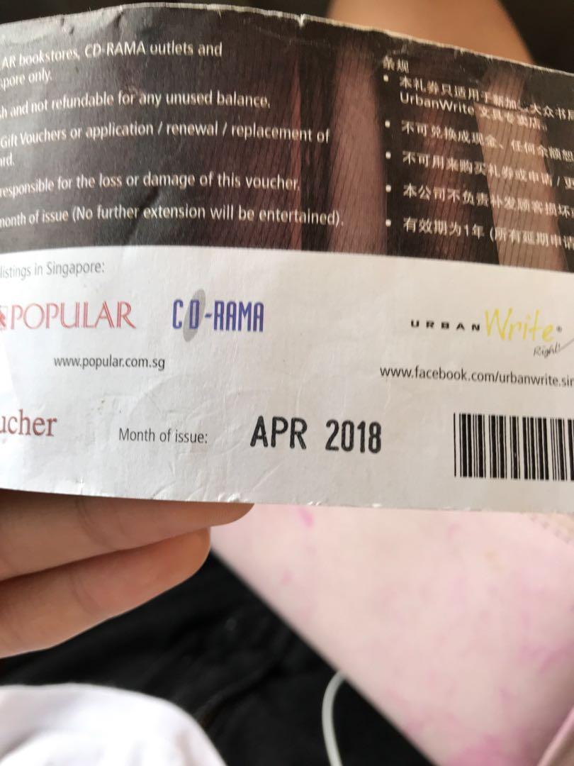 $50 takashimaya and $10 popular vouchers (comes with free gift!