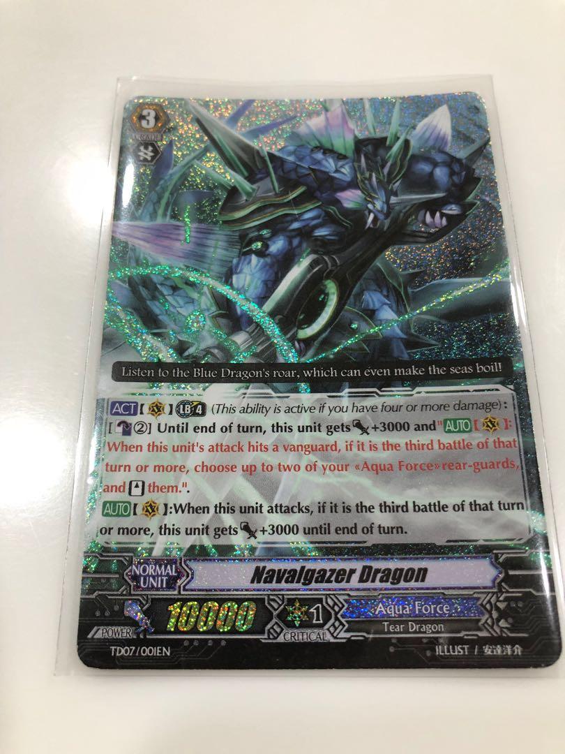 vanguard aqua force booster cards