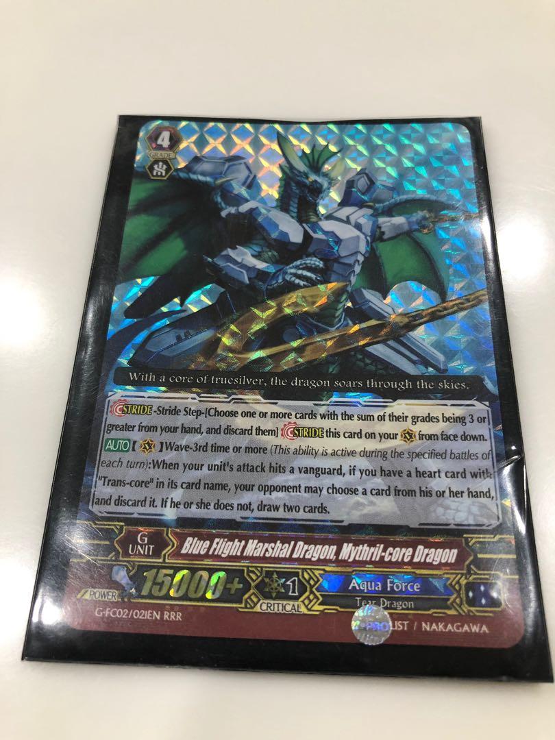 vanguard aqua force booster cards