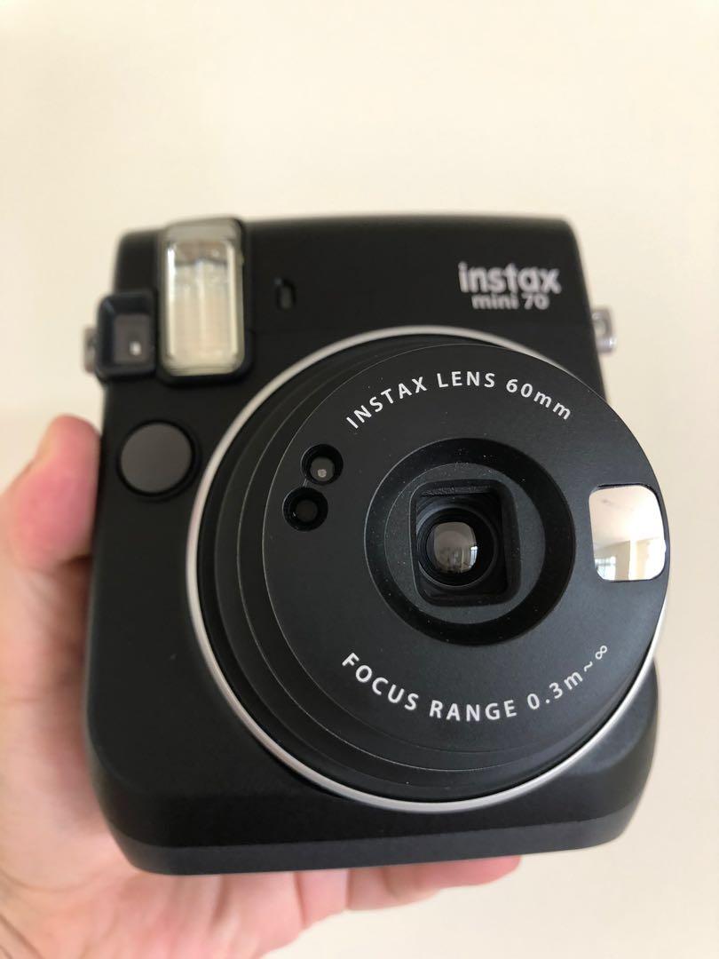 送底片近全新富士 fujifilm instax mini70 黑色拍立得 相机 mini 70