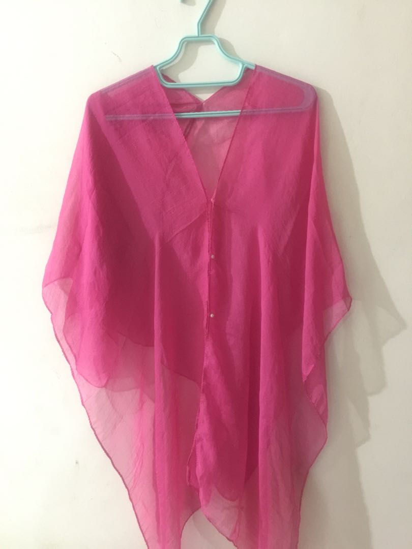 Bikini Cover Baju Pantai Selendang Pantai Fesyen Wanita Pakaian Wanita Baju Luaran Di Carousell