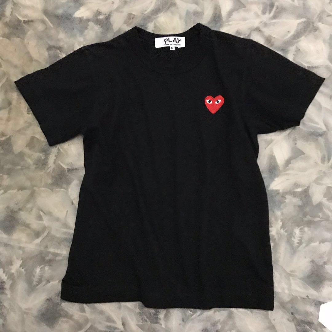 cdg play shirt