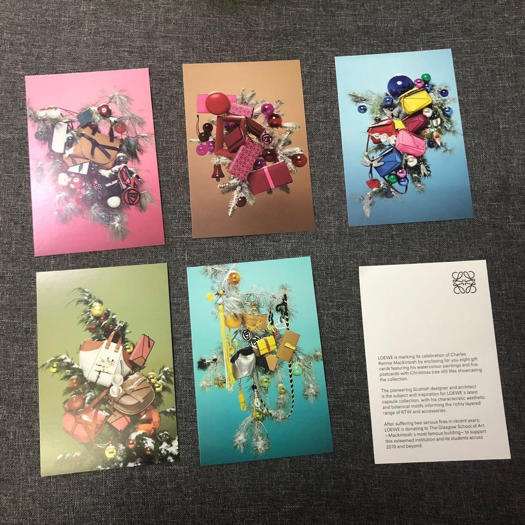 loewe greeting card post card envelopes gift set 罗意威信封贺卡