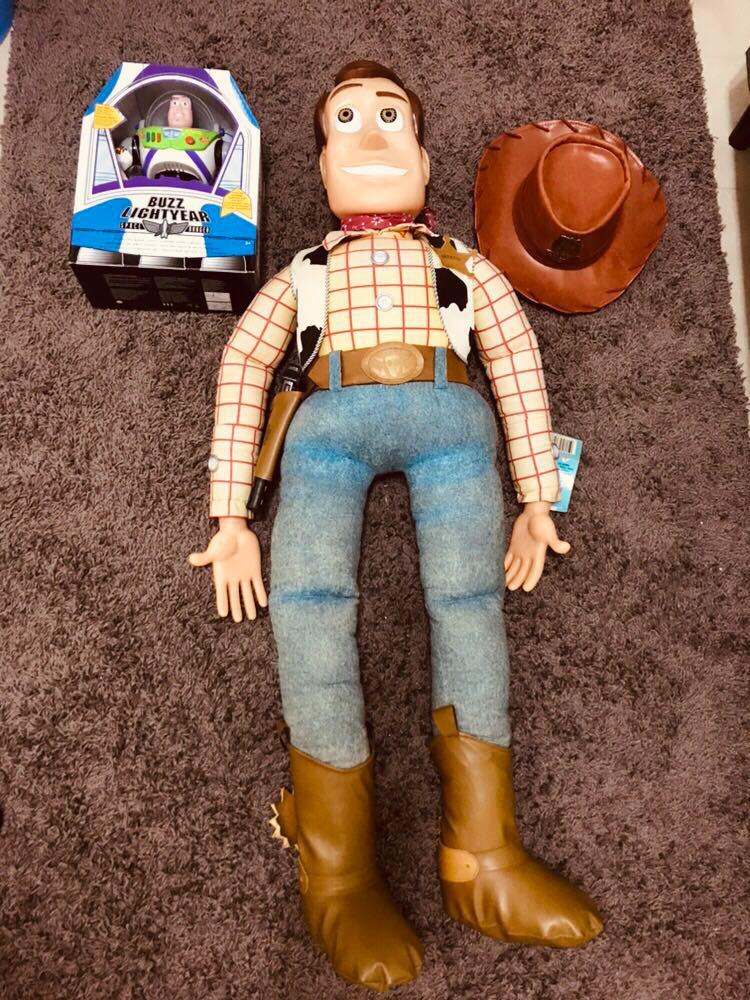 迪士尼 超大 胡迪 woody 玩具总动员 disney 等身 加拿大 绝版正品