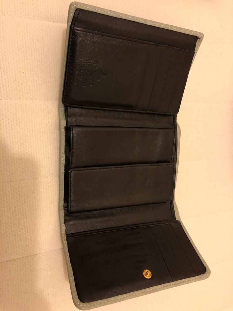 vivienne westwood wallet 银包 钱绿色 真皮