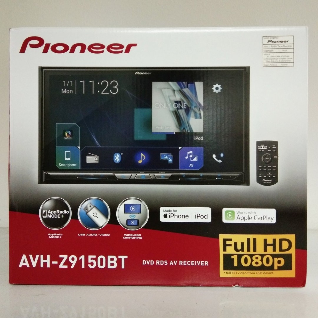 Pioneer Avh Z Bt Car Accessories Accessories On Carousell