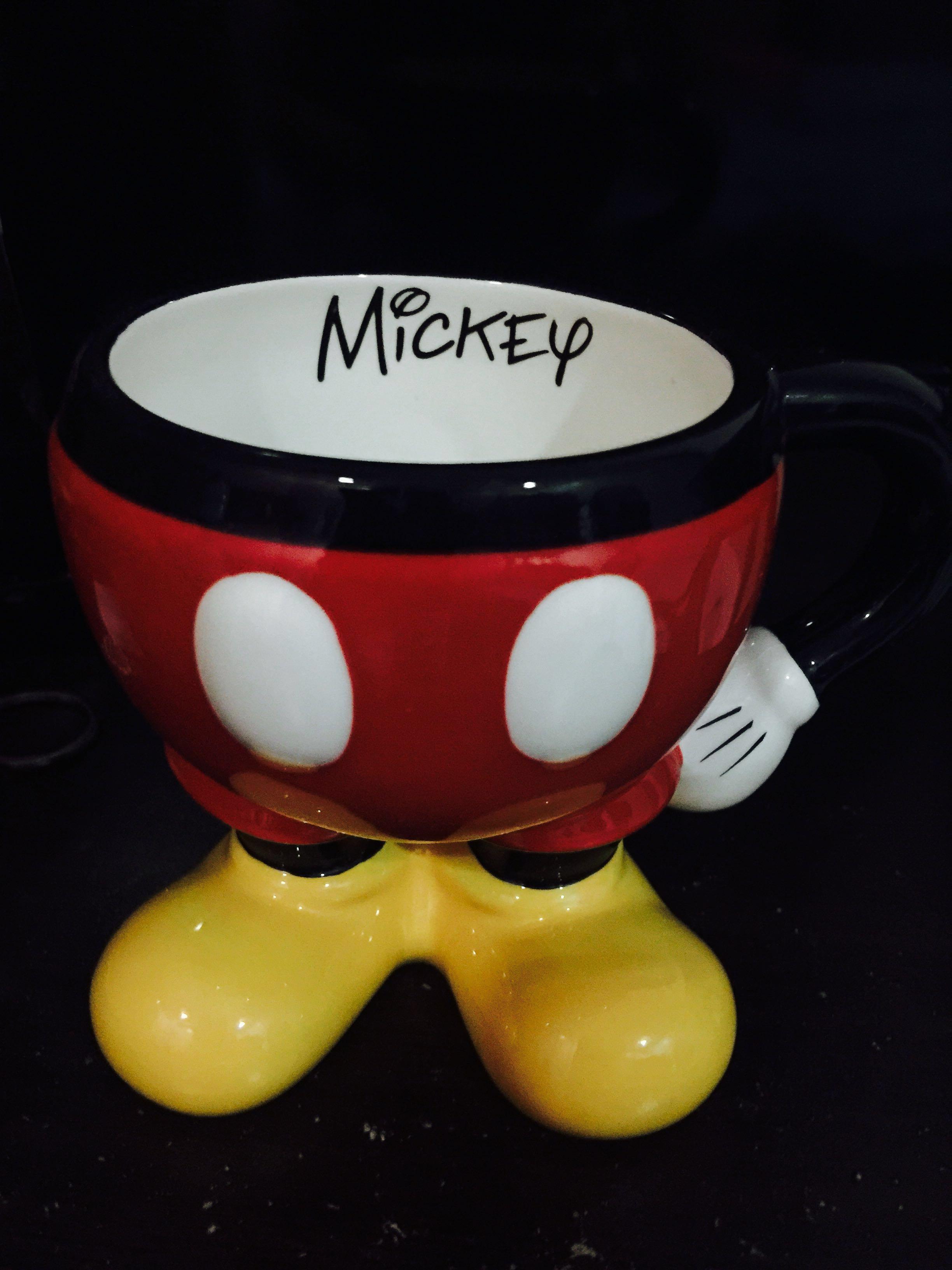 Mickey Mouse Hot Coco Mug Furniture Home Living Kitchenware Tableware Dinnerware