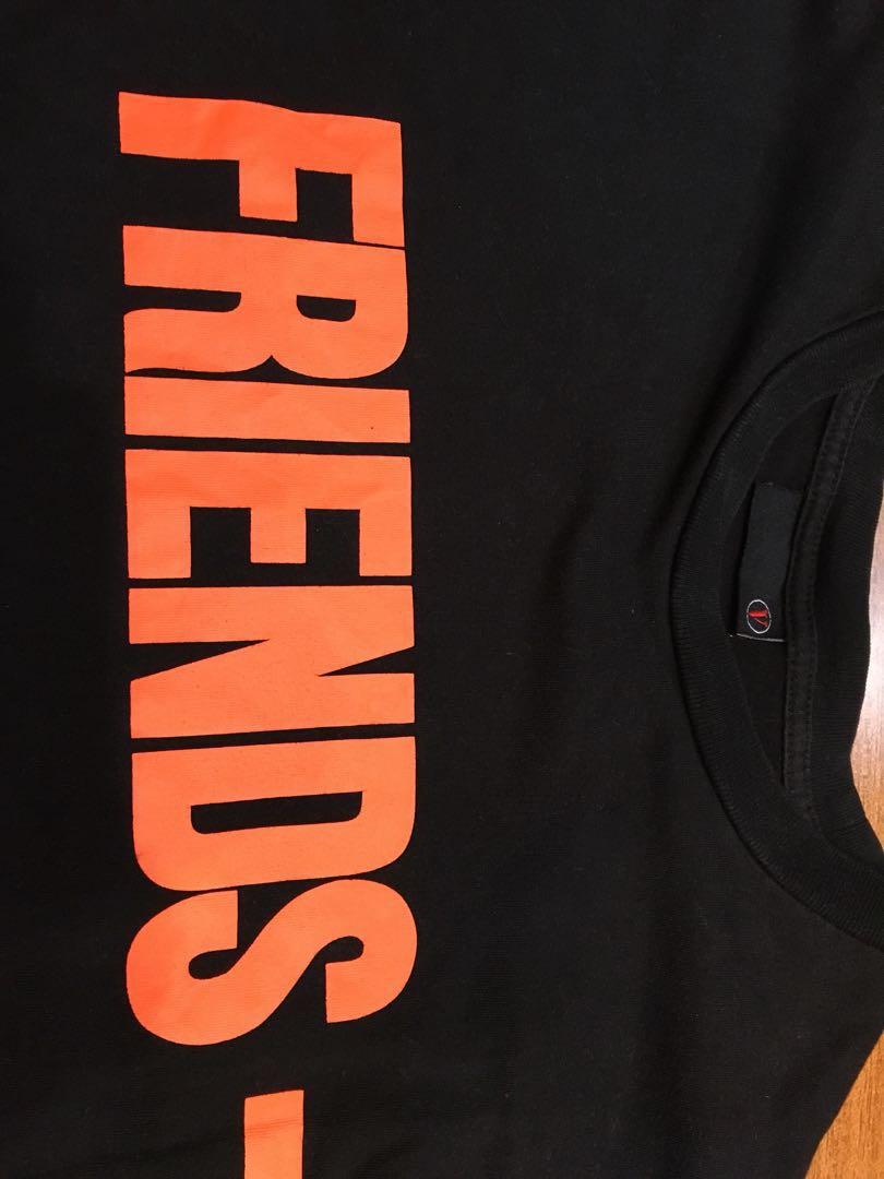 vlone 短袖 friends 黑色 m号