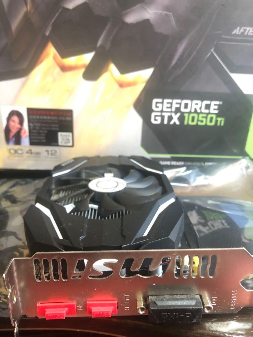 微星msi gtx1050ti 显示卡 ddr5 4g版本