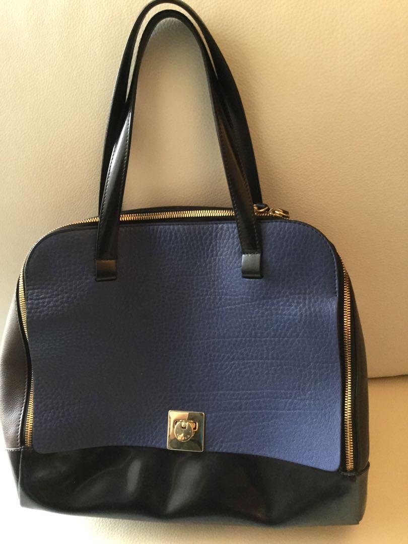 furla leather handbag