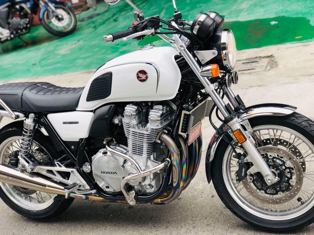 本田cb1100图片 复古,本田cb1000复古摩托车 钥匙 本田honda cb1100ex abs 六速白色 2016年 重机红牌复古车
