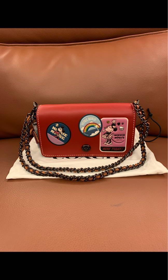 coach & disney 限量 联名款包包