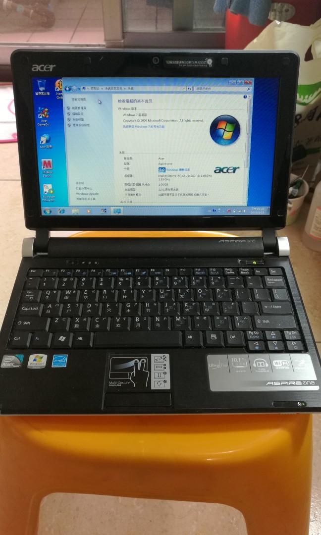 二手acer aspire one kav60 10.1吋双核小笔电