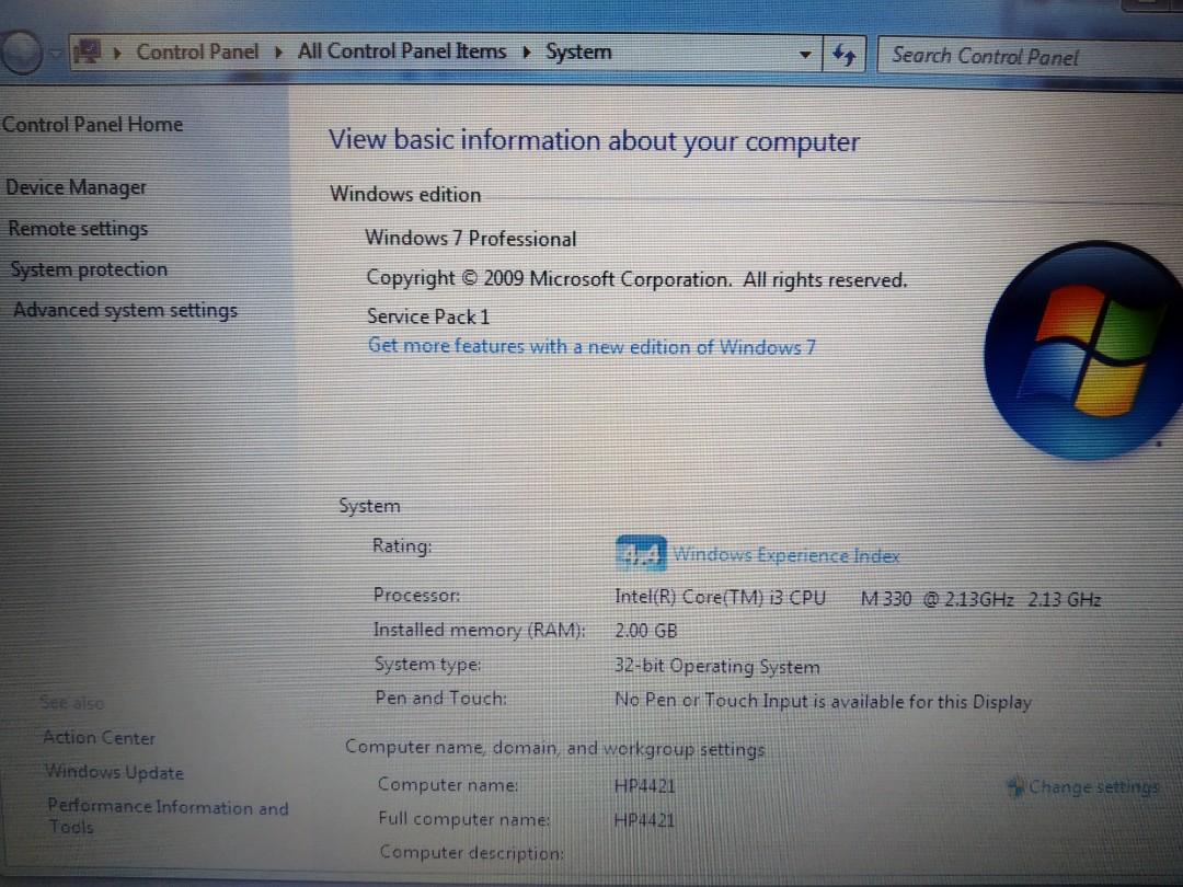 hp probook 4421s for sale!