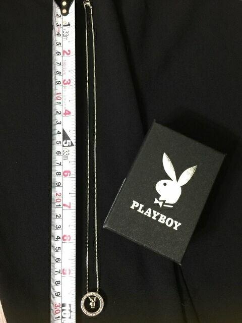 playboy 白钢项链