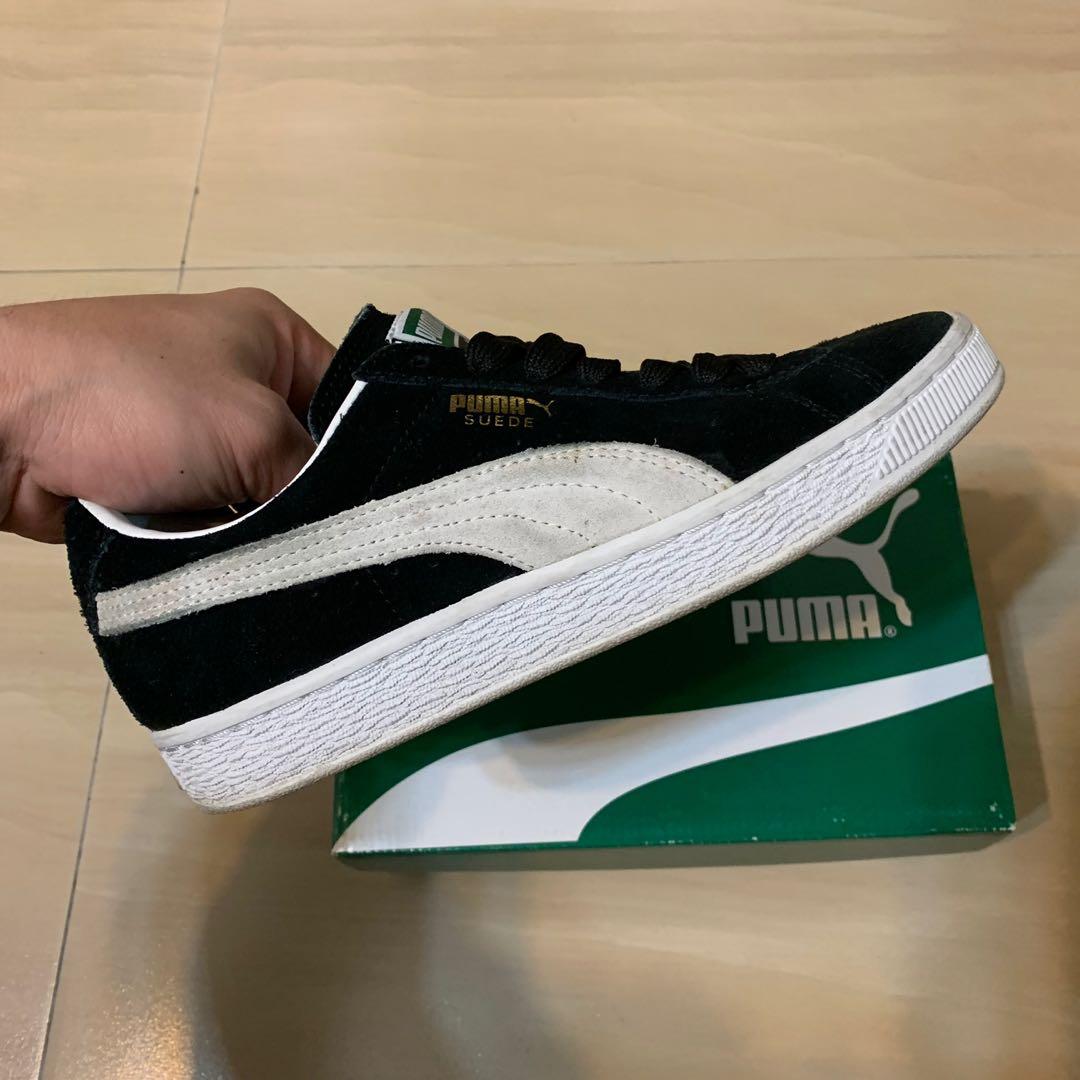 puma suede classic  35263403 黑白麂皮 bboy