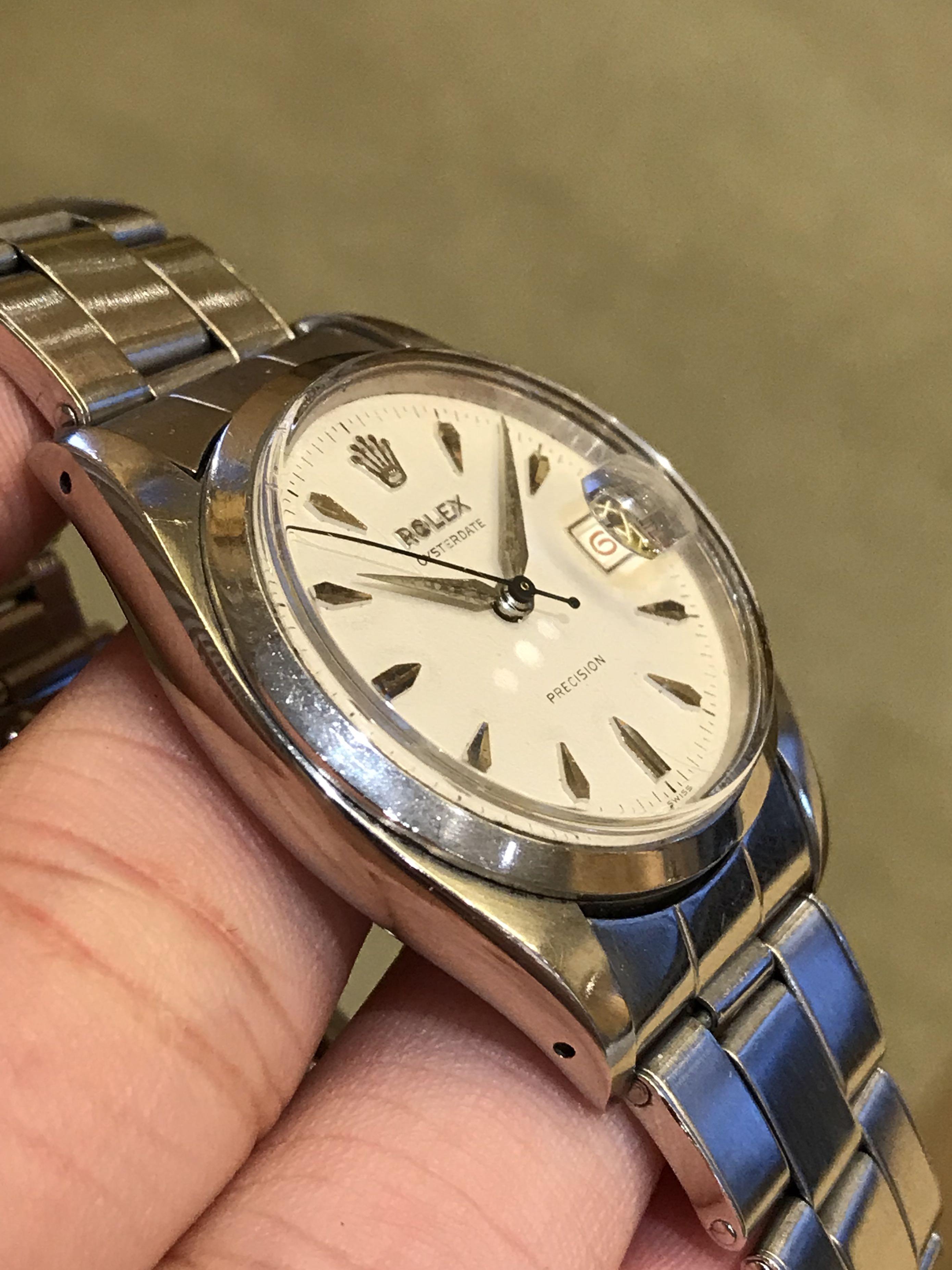 vintage rolex 6494 oysterdate precision