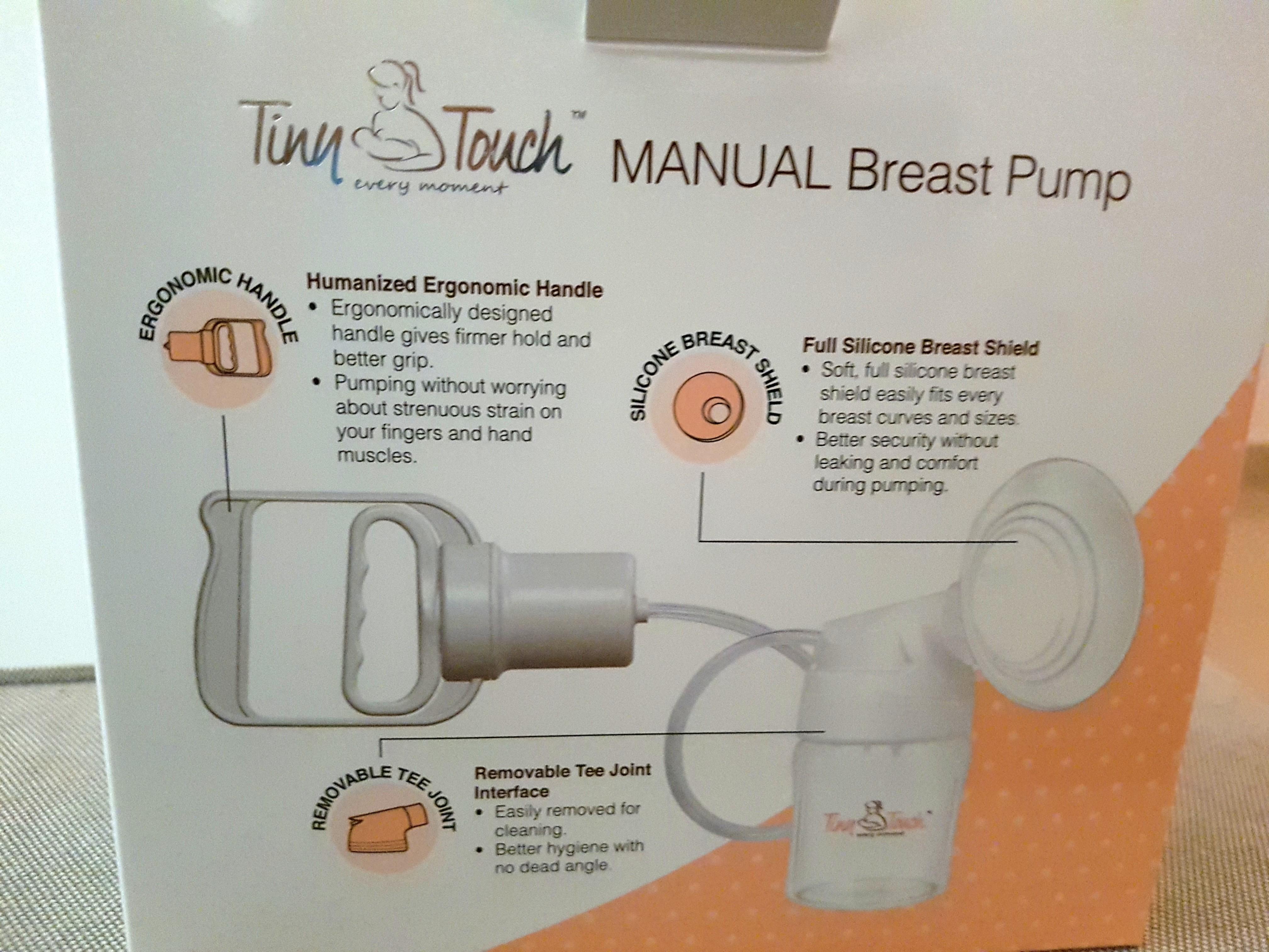 tiny touch manual breast pump