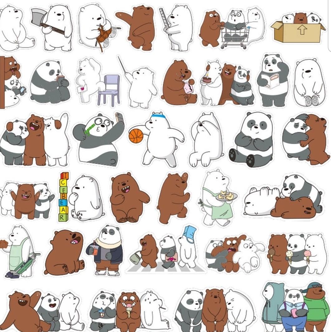 We Bare Bears Pack Stickers