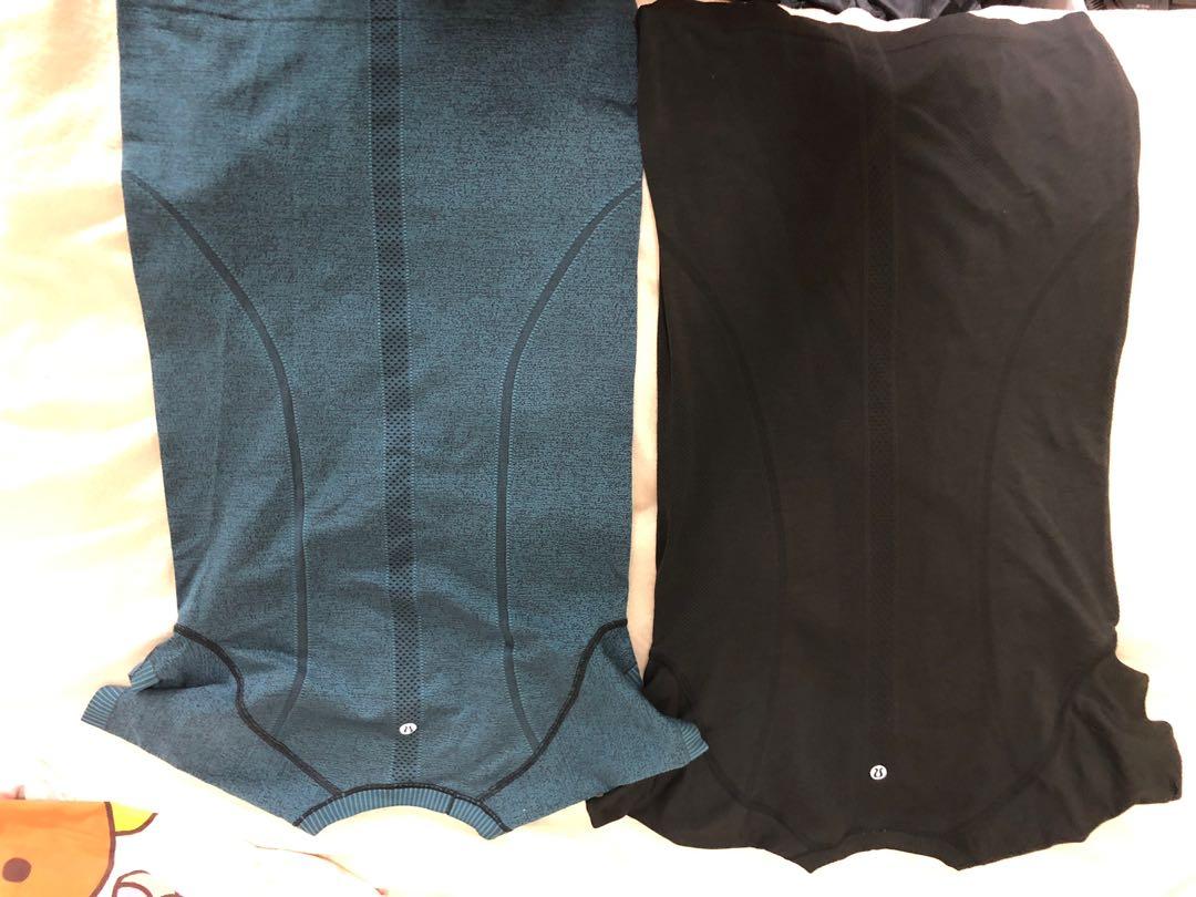 lululemon swiftly short sleeves crew x2 pieces