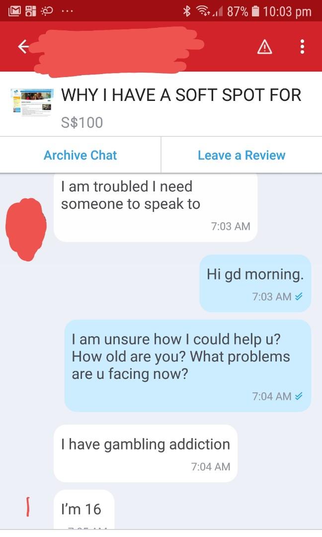 seek help before it is too late