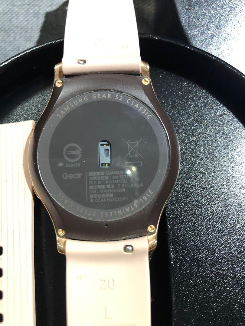samsung s2 玫瑰金 蓝芽手表