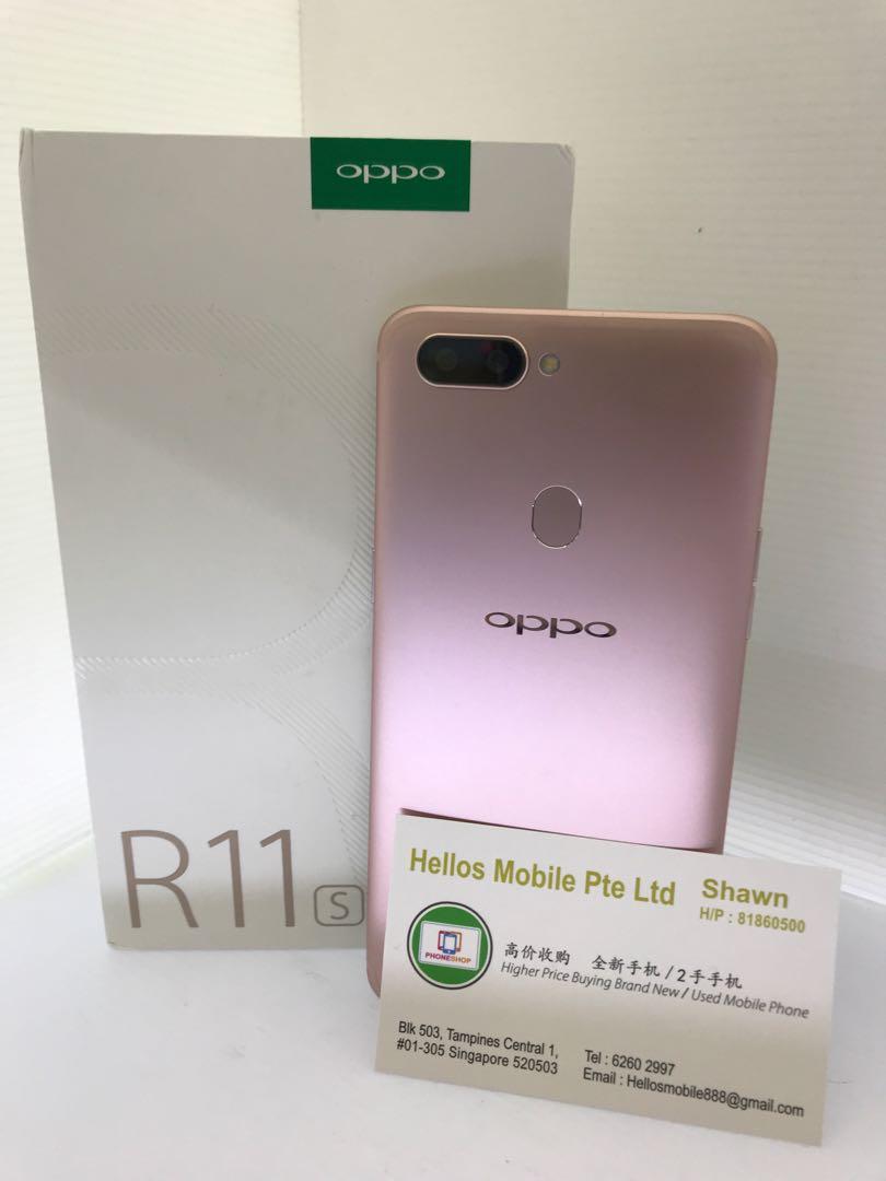 oppo r11s rose gold(used)