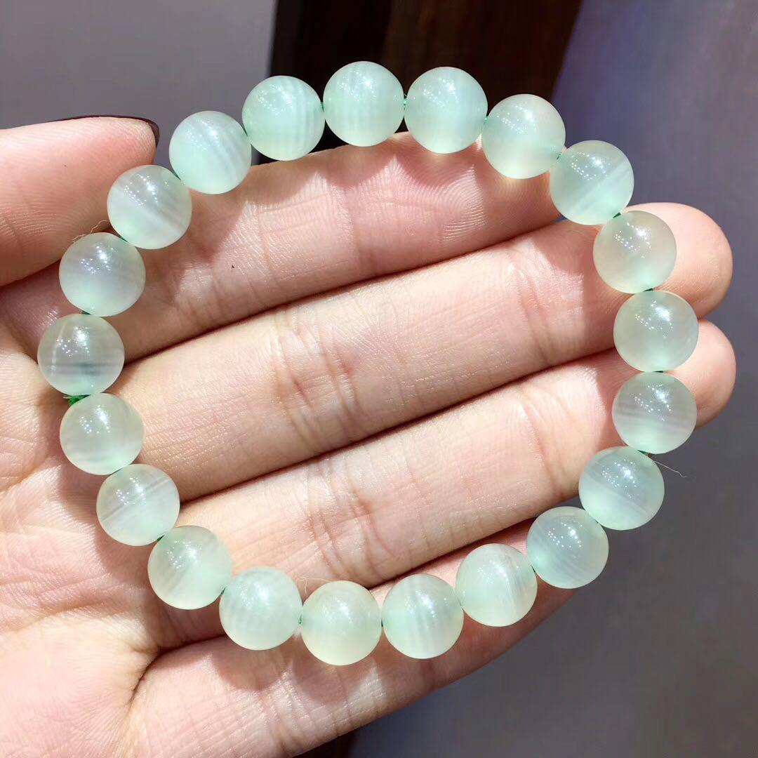 纯天然绿纹石手链