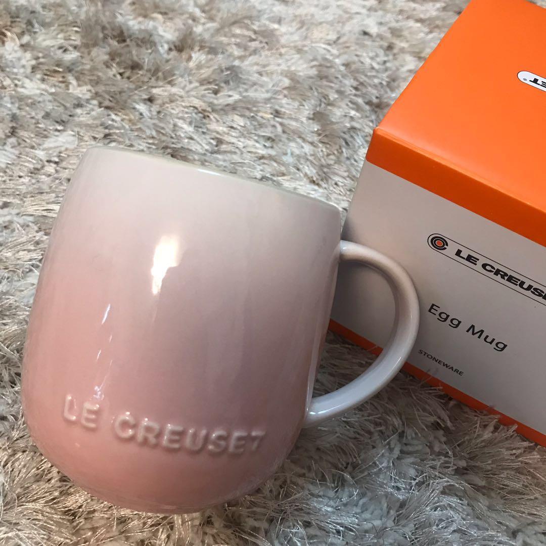 le creuset egg mug (shell pink)