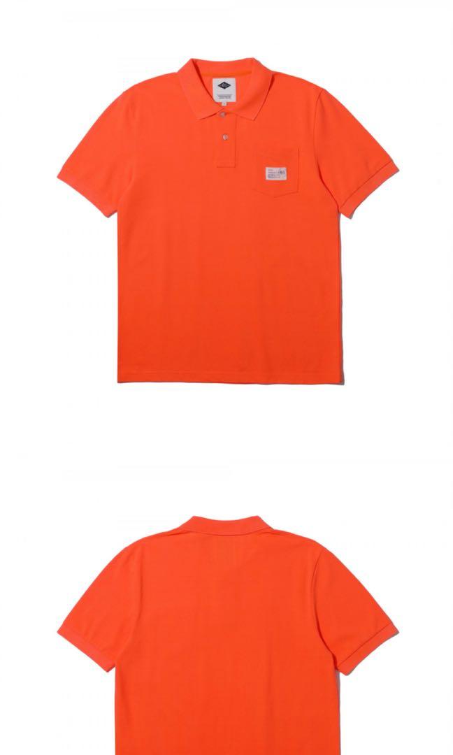 madness 亮橘色 polo 衫