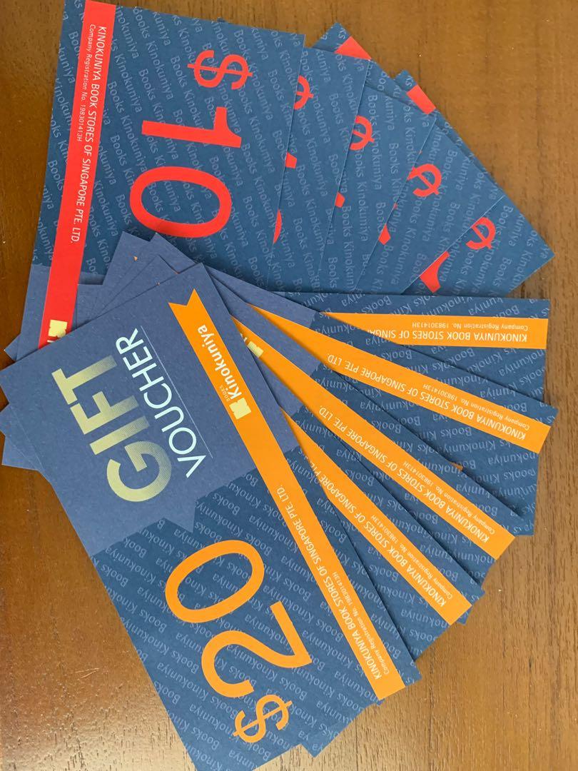 kinokuniya gift vouchers $150, entertainment,   &