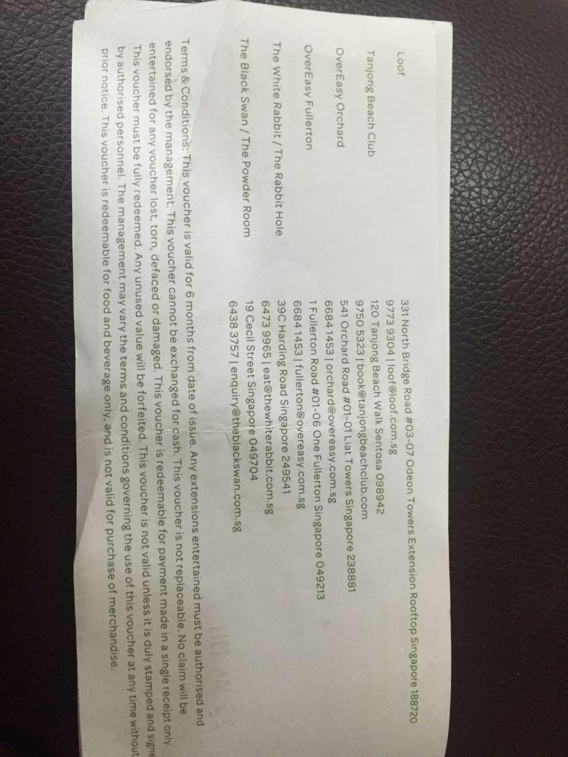 vouchers for lo & behold group $50 off, , gift  &