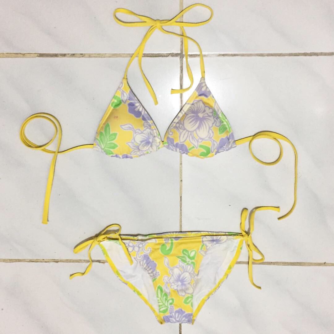 Floral Triangle Bikini Women S Fashion Swimwear Bikinis Swimsuits