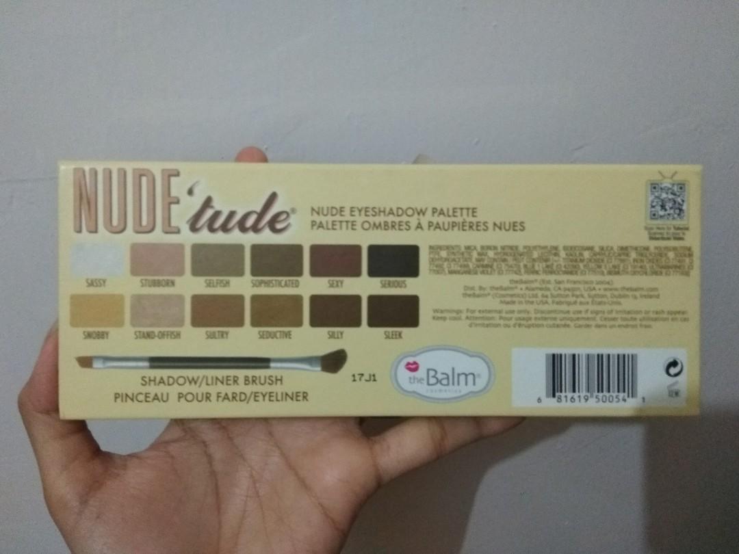 The Balm Nude Tude Kesehatan Kecantikan Rias Wajah Di Carousell