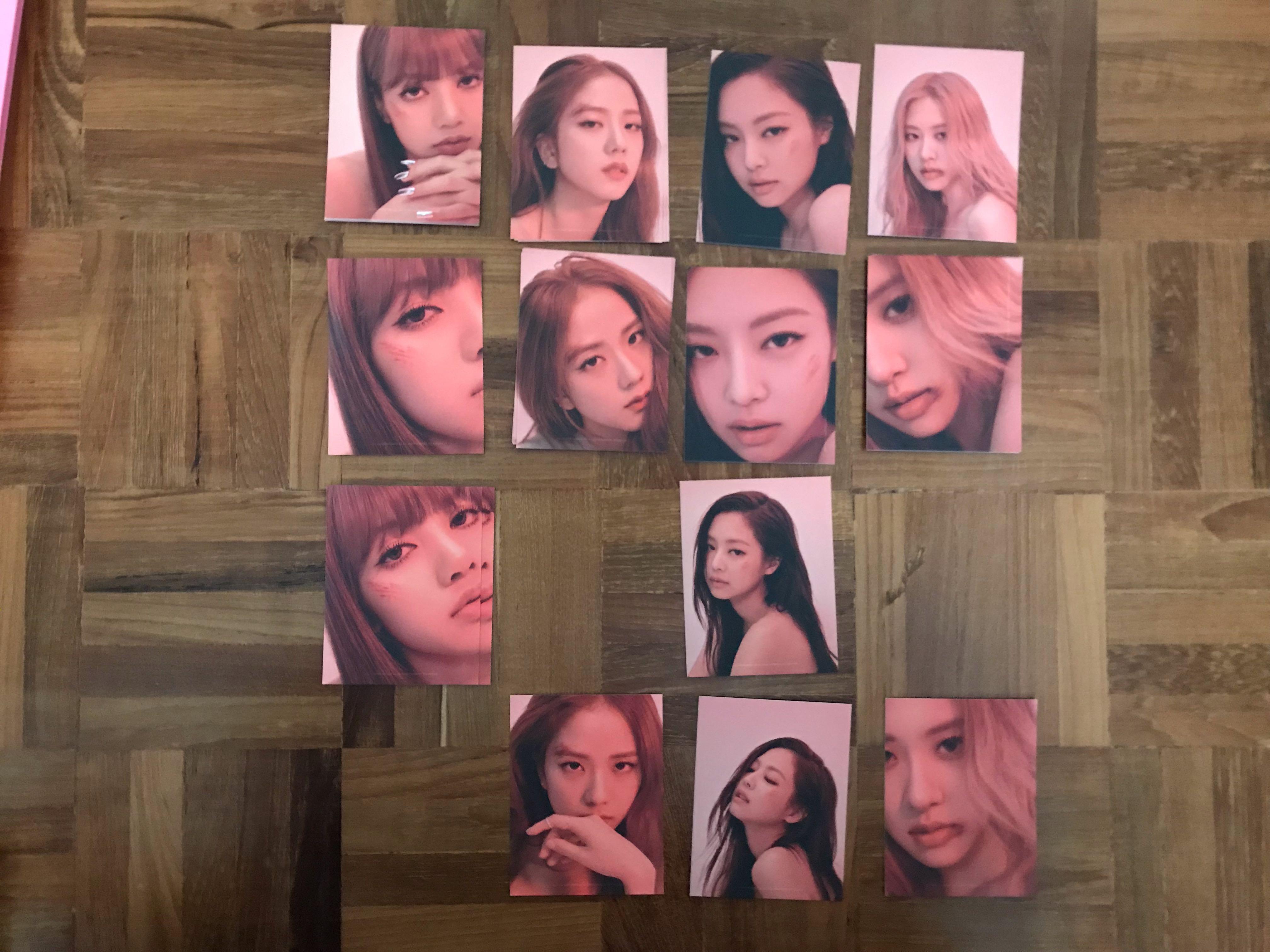 wts blackpink photocard