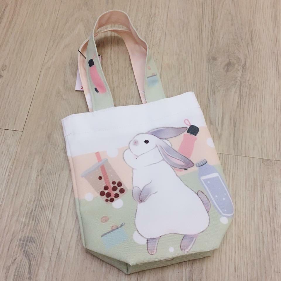 小兔子手提环保帆布袋