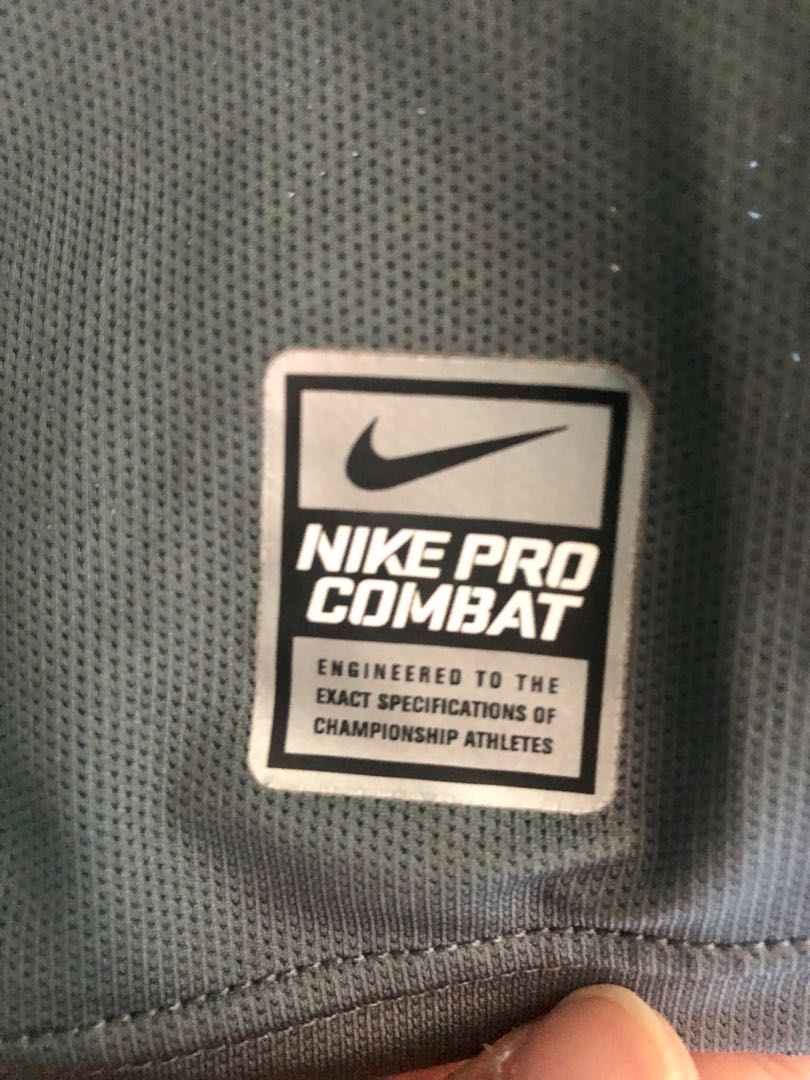 二手nike pro combat 紧身衣 m码