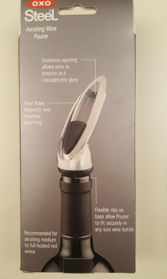 1 eastpoint mall 面交 新品 - new oxo steel wine aerator/pourer