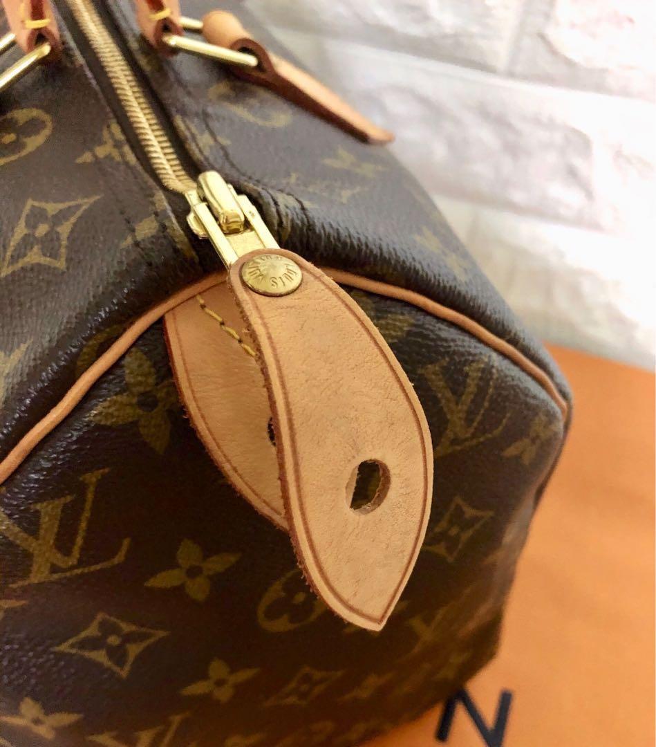 95新louis vuitton lv波士顿包 speedy 30