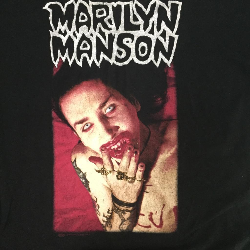 vintage marilyn manson tshirt