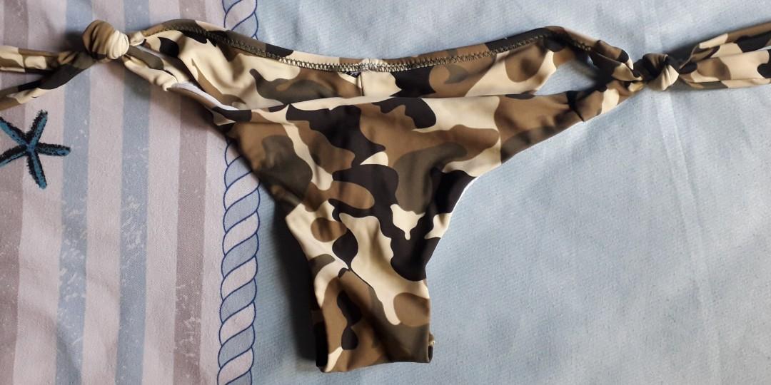 Camouflage Two Piece Bikini Set Women S Fashion Swimwear Bikinis Swimsuits On Carousell