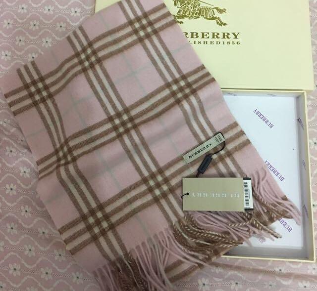 burberry 喀什米尔羊毛围巾