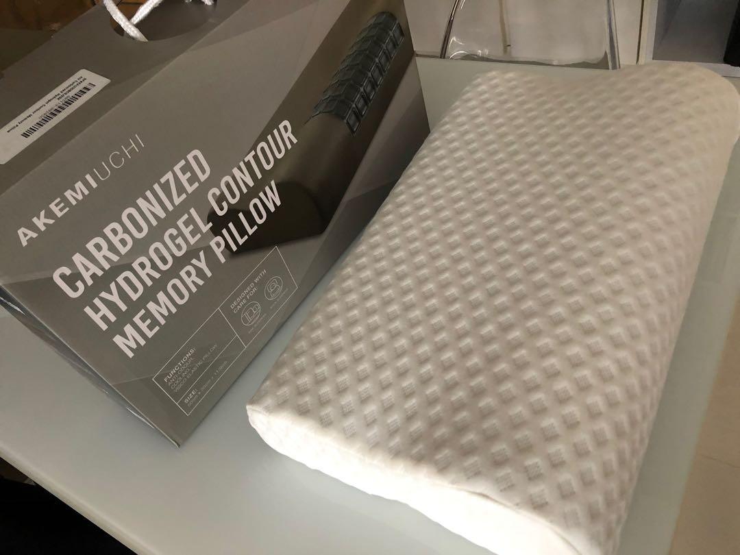 carbonized memory pillow contour