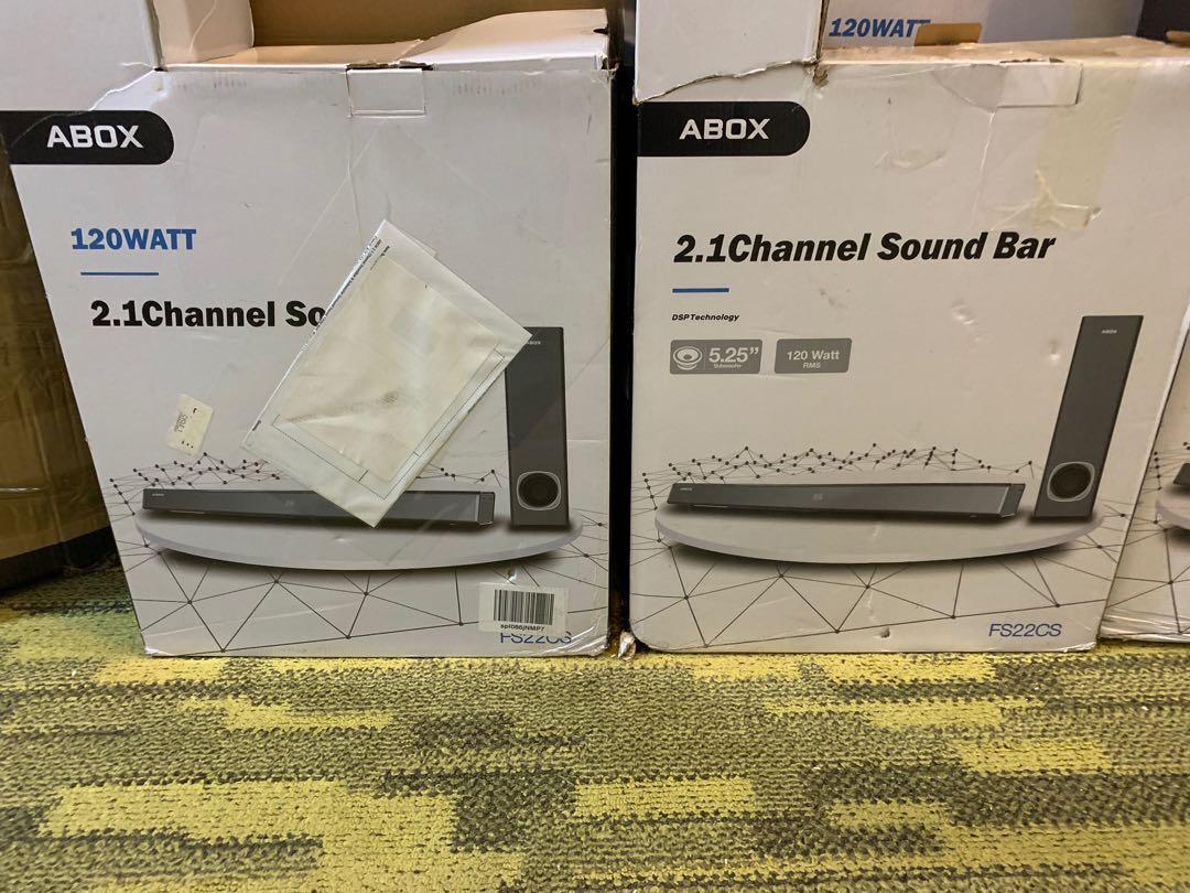 abox 2.1 channel sound bar