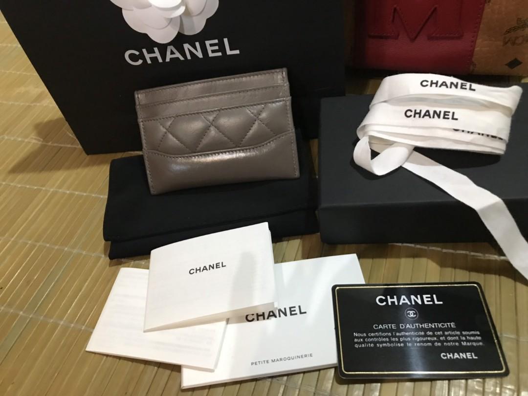 chanel 香奈儿流浪者系列牛皮卡片夹 名片夹