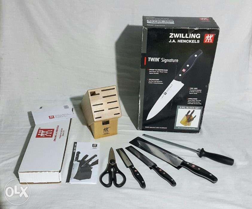 Zwilling Ja Henckels Pc Twin Signature Starter Knife Set Germany