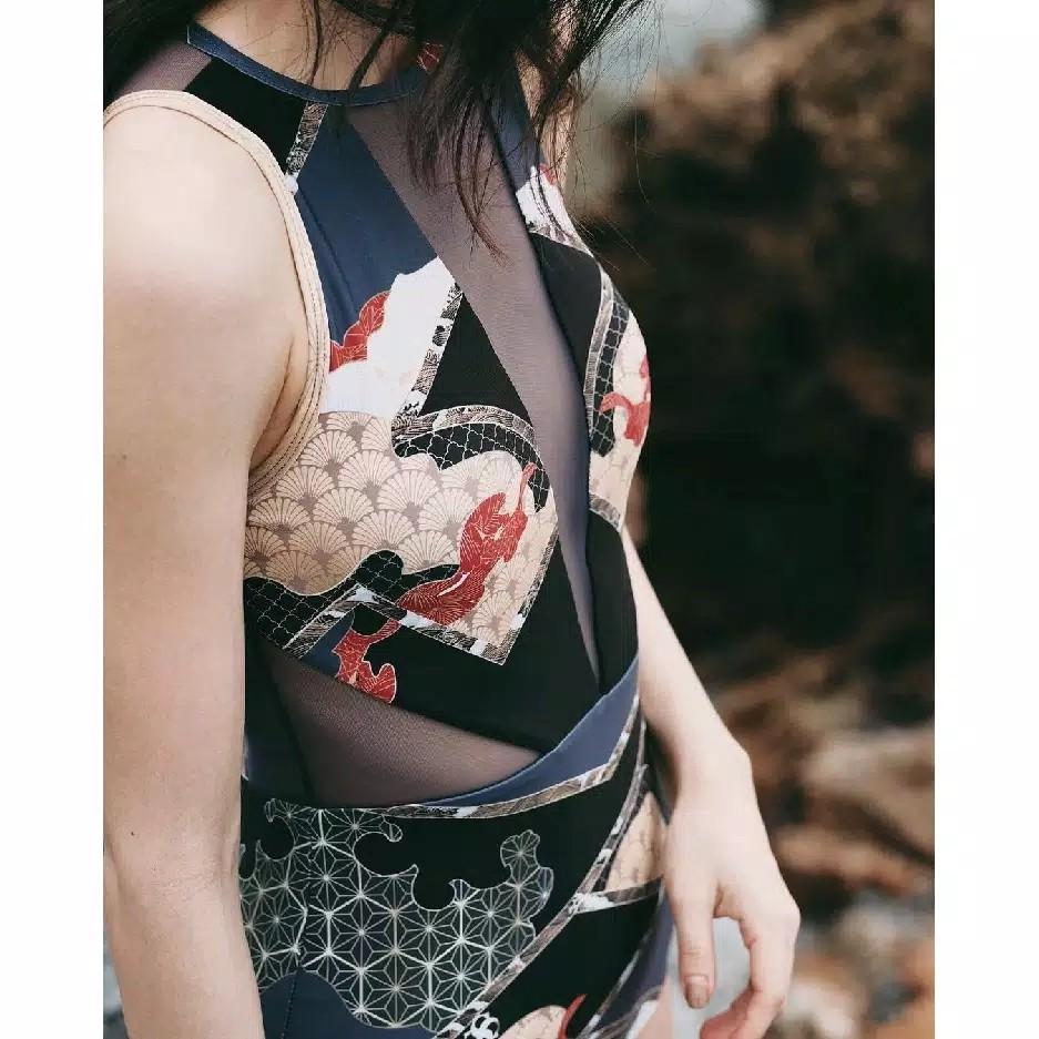 Swimsaic One Piece Swimsuit Bikini Baju Renang Olah Raga Baju