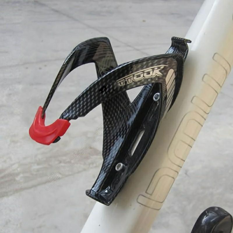mattock-全新自行车碳纤维纹水壶架 单车水瓶架 脚踏车饮料架 咖啡