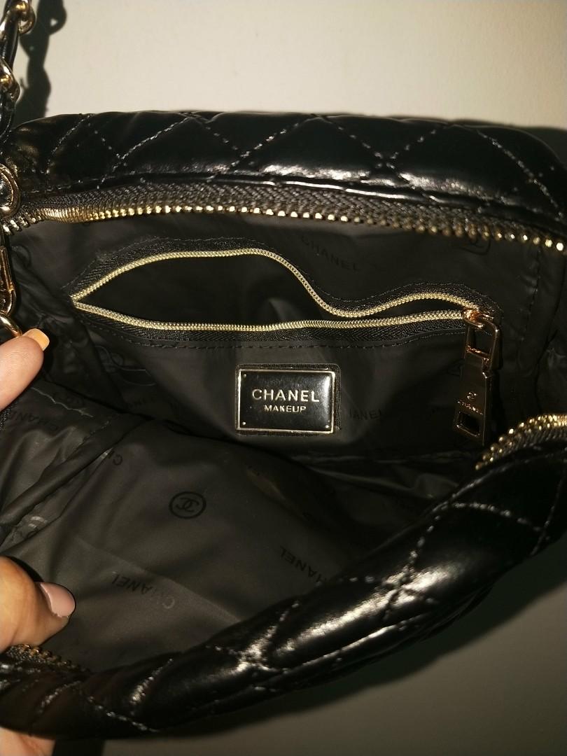 面交 新品 chanel quilted sling bag with chain  *precision chanel